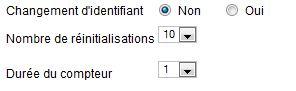 Nouvelles options utilisateur