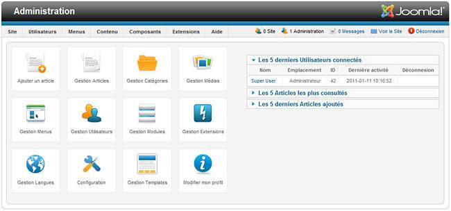 Administratror Joomla 1.6