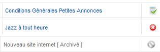 Articles archivés