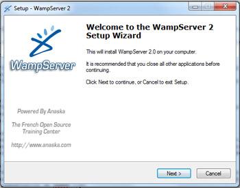 Installation Wamp Server