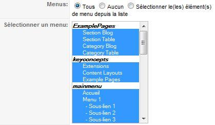 Affectation sur toutes les pages