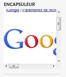 Intégration de Google dans un wrapper