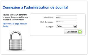 Identifiant pour l'administration